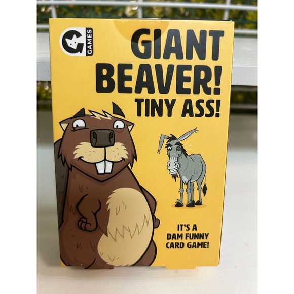 Other - Giant Beaver Tiny Ass Card Game NOVELTY NIB For Ages 16+